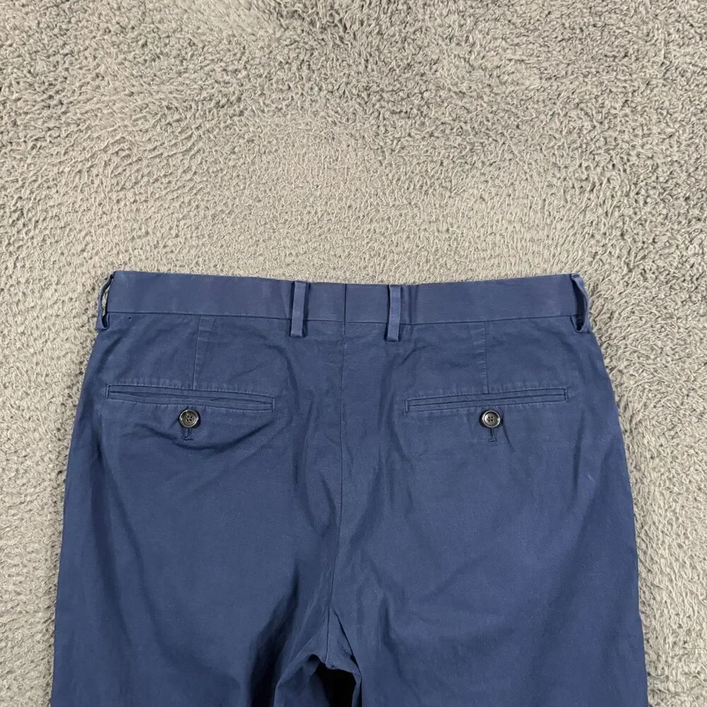 J Crew Pants Mens 30x30 Blue Ludlow Slim Fit Chino Carpini Cotton Preppy Casual